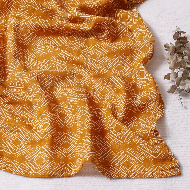 Muslin Swaddle Blanket - Beautiful Brown