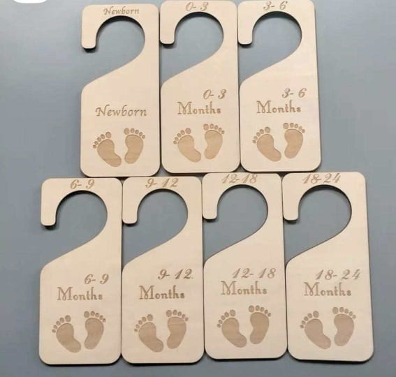 Baby Closet Dividers Foot Print