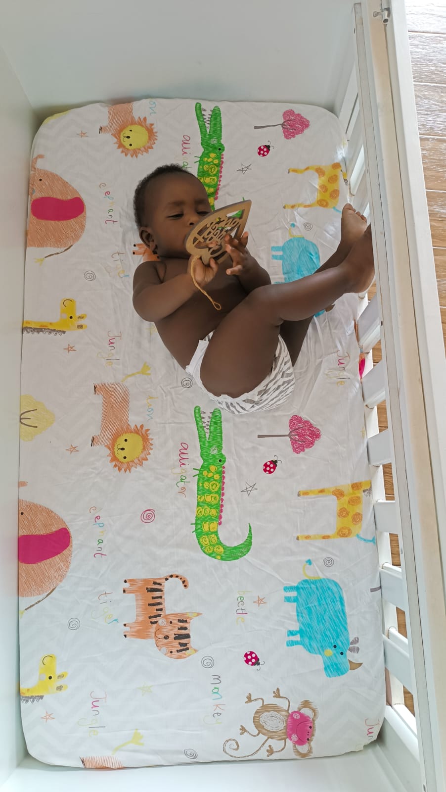 Fitted Crib Bedsheet- Wild