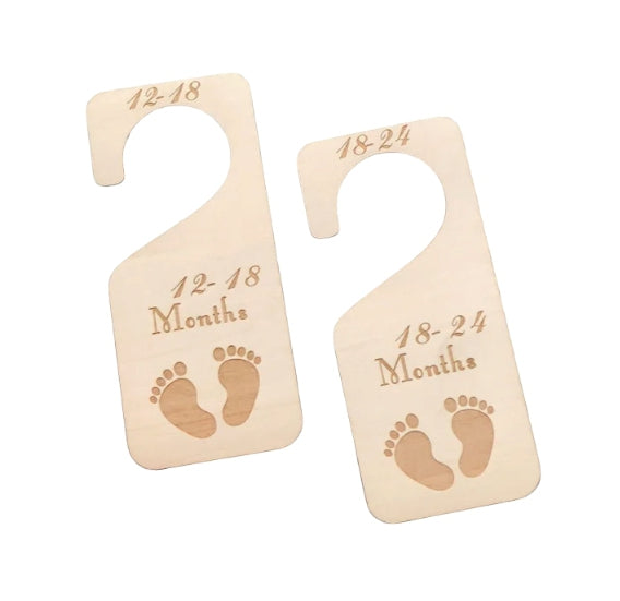Baby Closet Dividers Foot Print