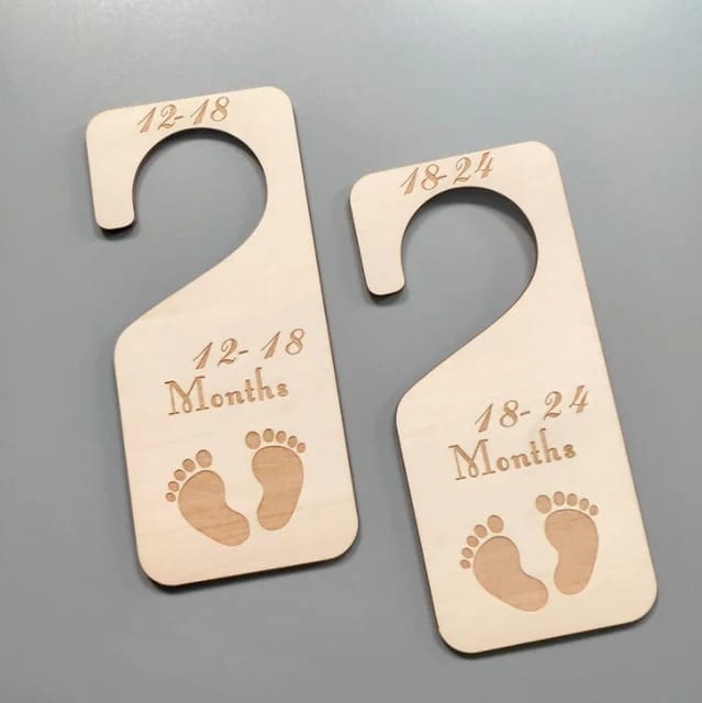 Baby Closet Dividers Foot Print
