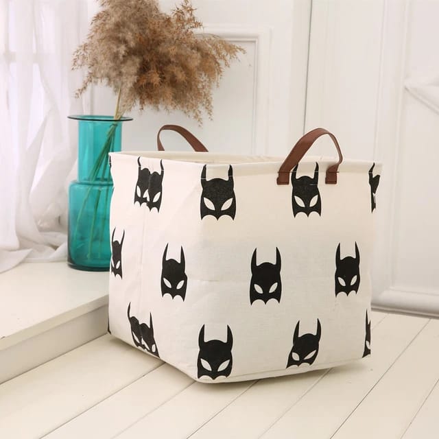 Big Canvas Storage Basket - Batman