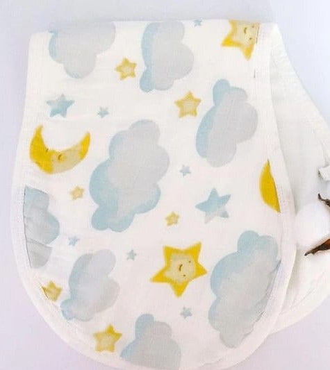 Muslin Burp Clothe- Clouds