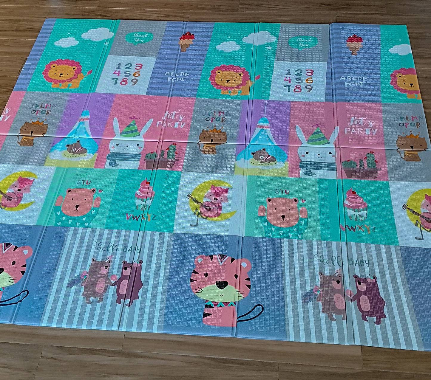 Foldable Double-Sided Non-Slip Playmat - Let's Play + Koala