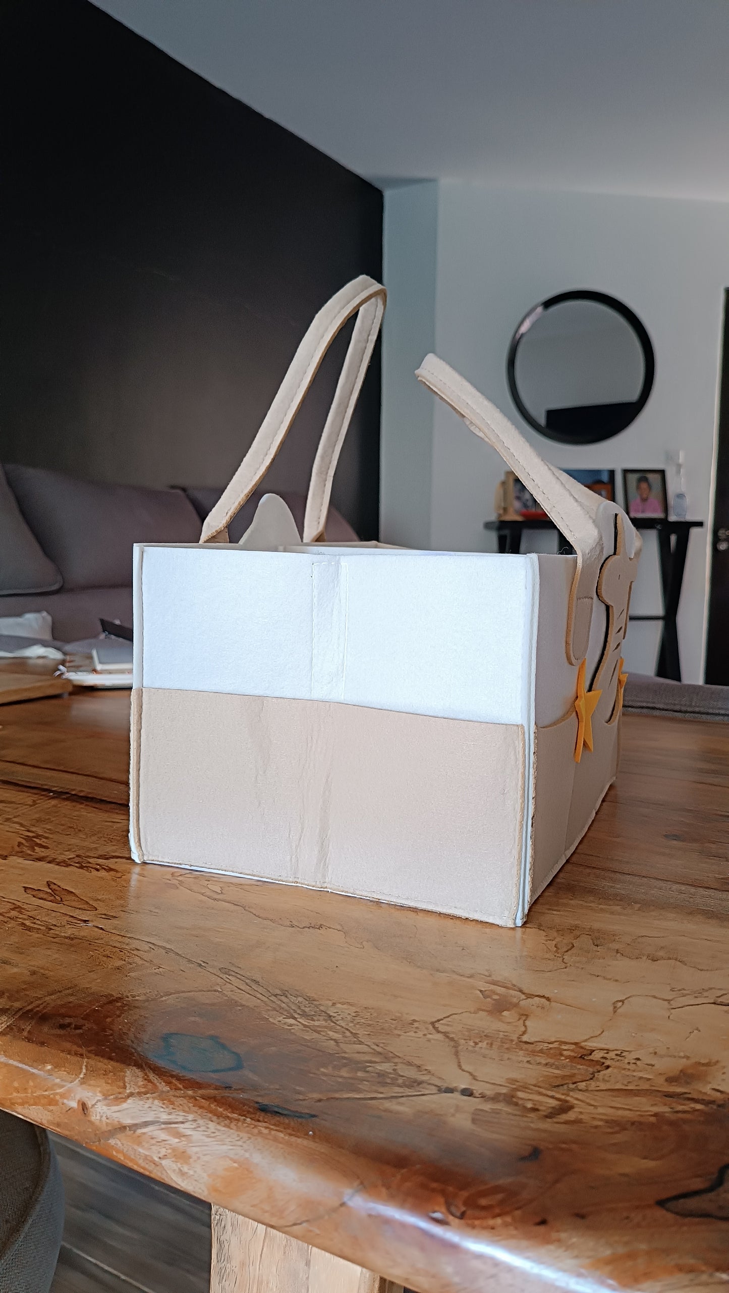 Diaper Caddy Organizer - Giraffe