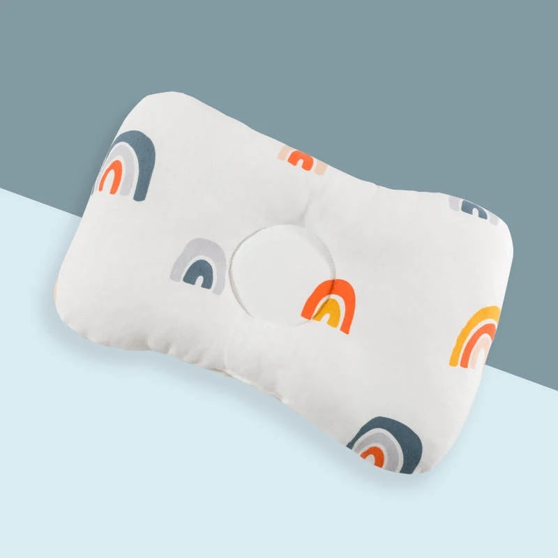 Head-shaped Pillow: Rainbows