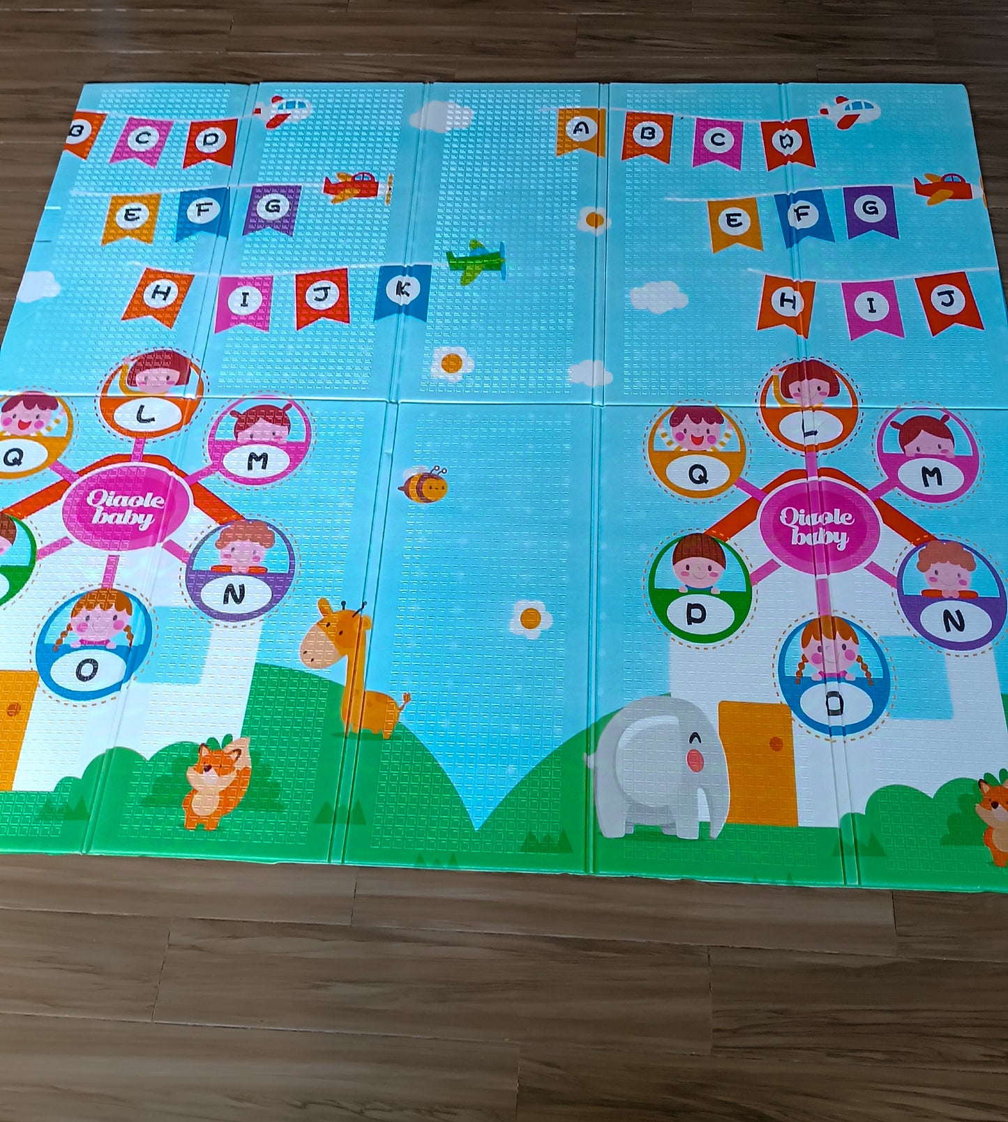 Foldable Double-Sided Non-Slip Playmat - Little One + Quiaole Baby
