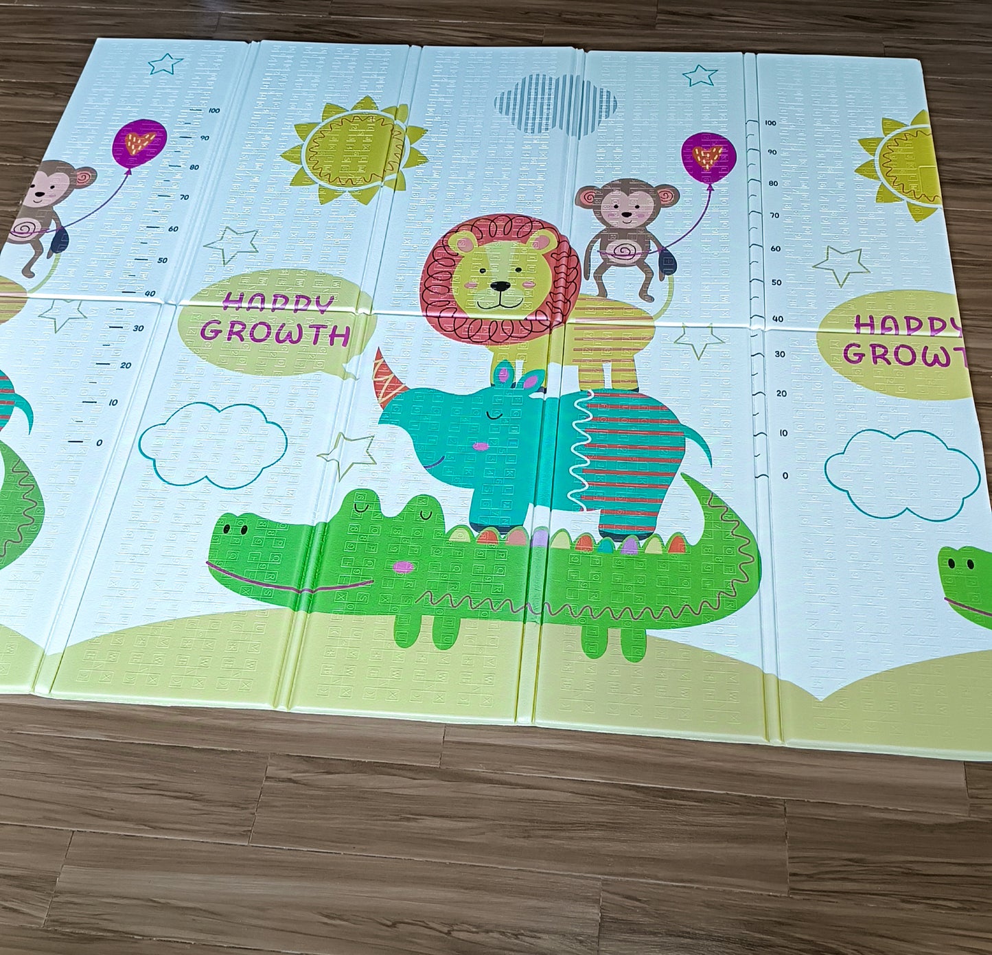 Foldable Double-Sided Non-Slip Playmat - Numbers + Happy Growth