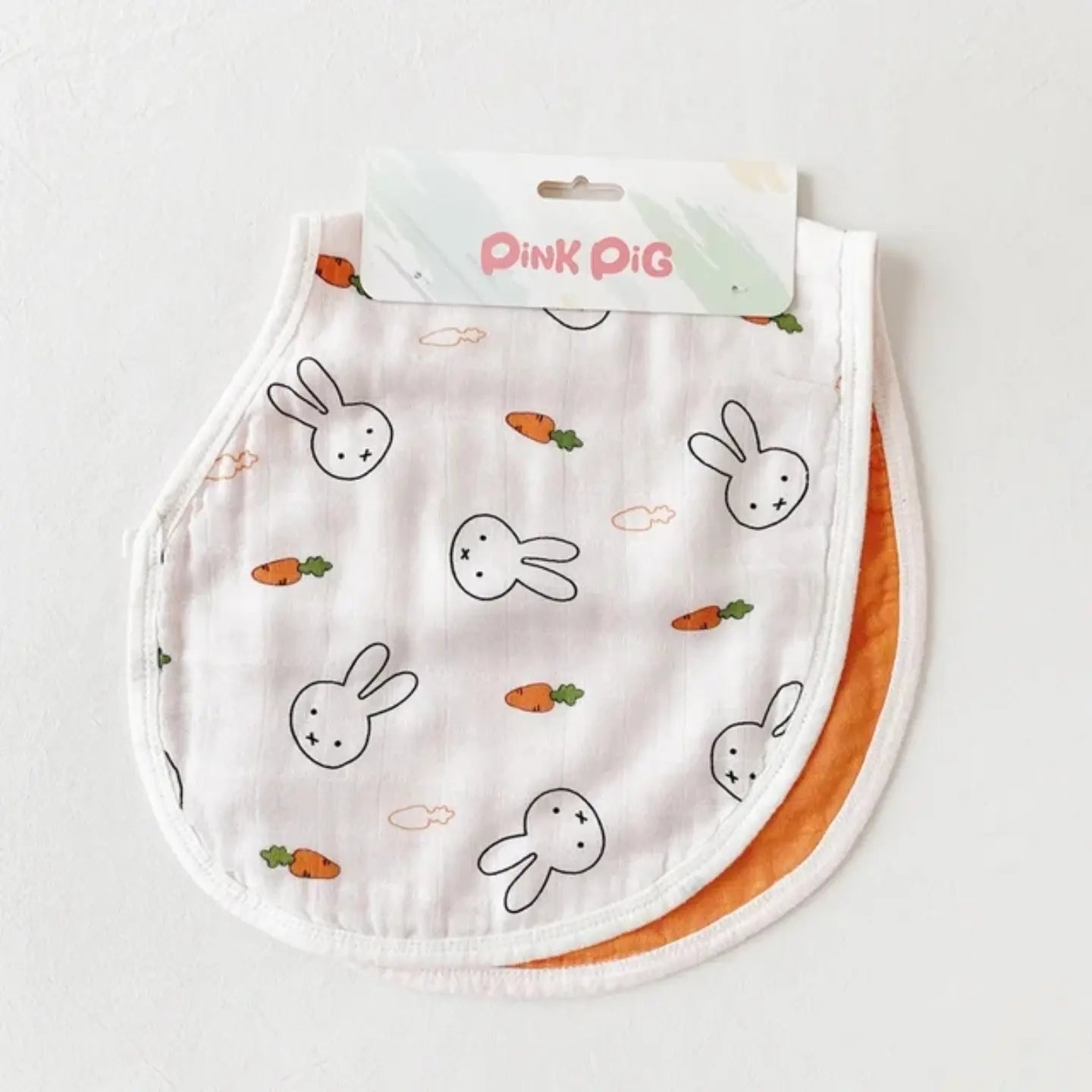 Muslin Burp Clothe- Carrots