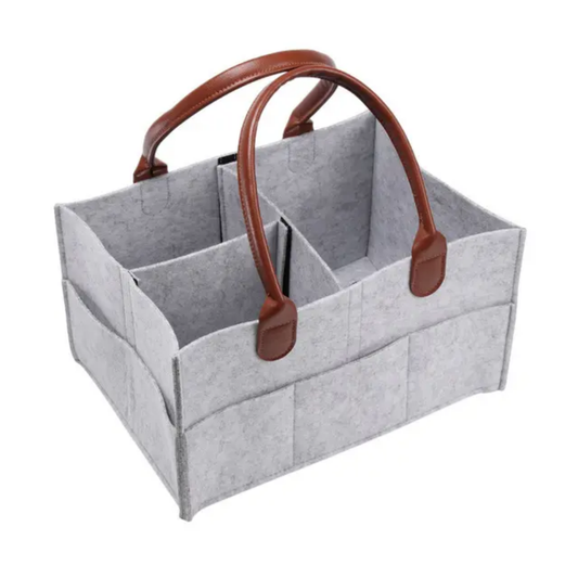 Diaper Caddy Light Grey