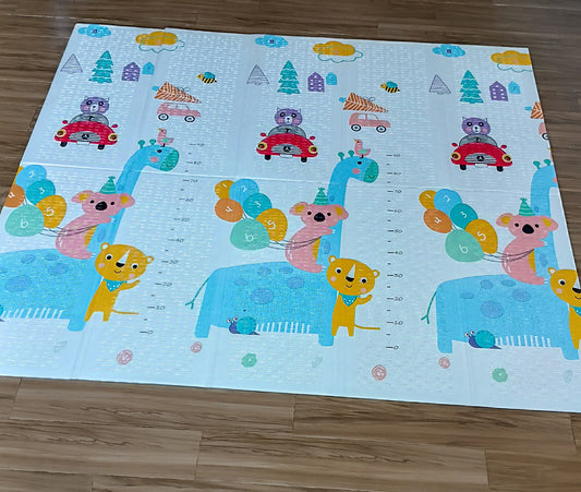 Foldable Double-Sided Non-Slip Playmat - Let's Play + Koala